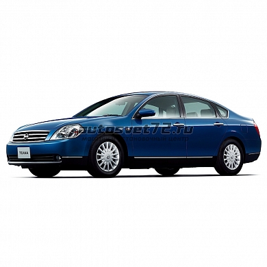 Стекло фары Teana J31 2003-2005 дорестайлинг (левое)